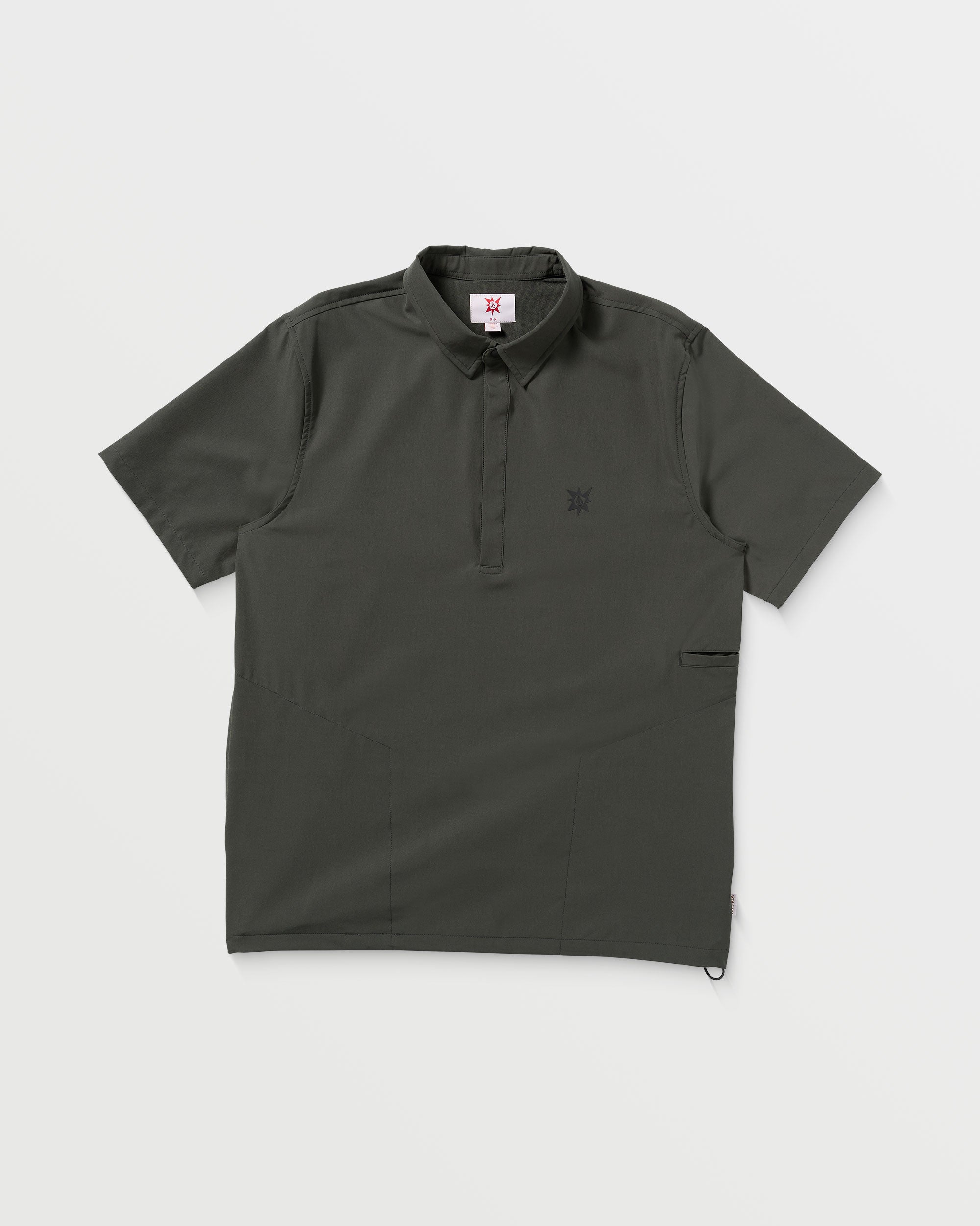 Volcom Japan Men's Sense Popover Short Sleeve Shirt