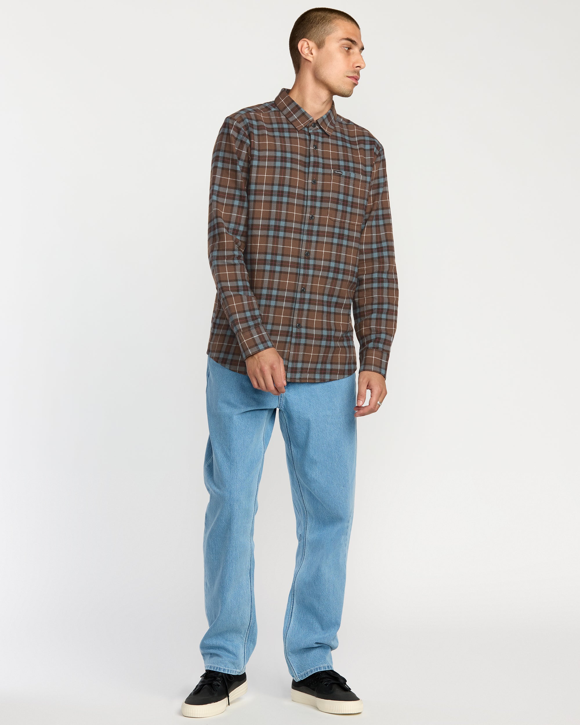 Men's Caden Plaid Long Sleeve Shirt