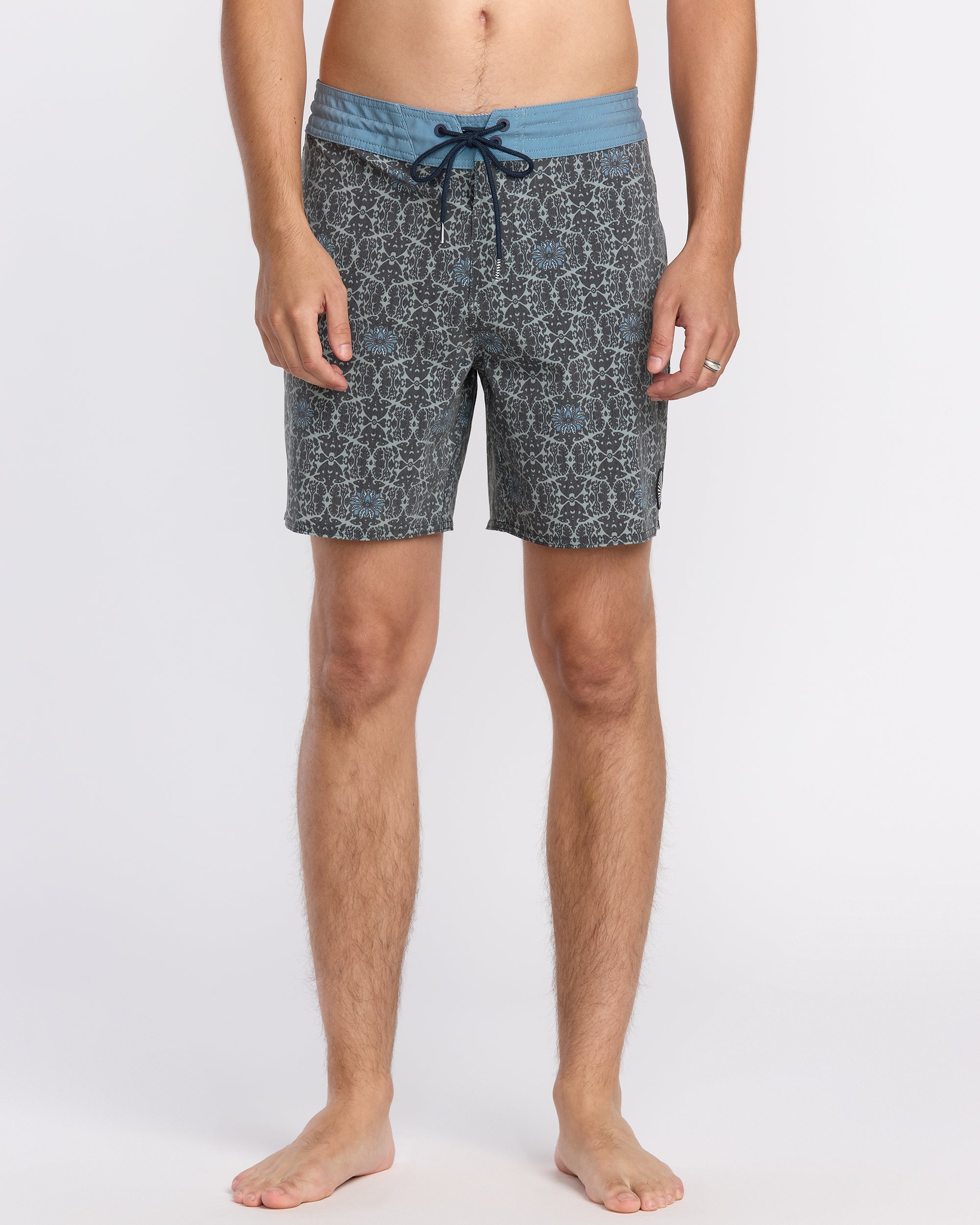 Men's Psych Cotton Stretch Stoney 17" Swim Trunks
