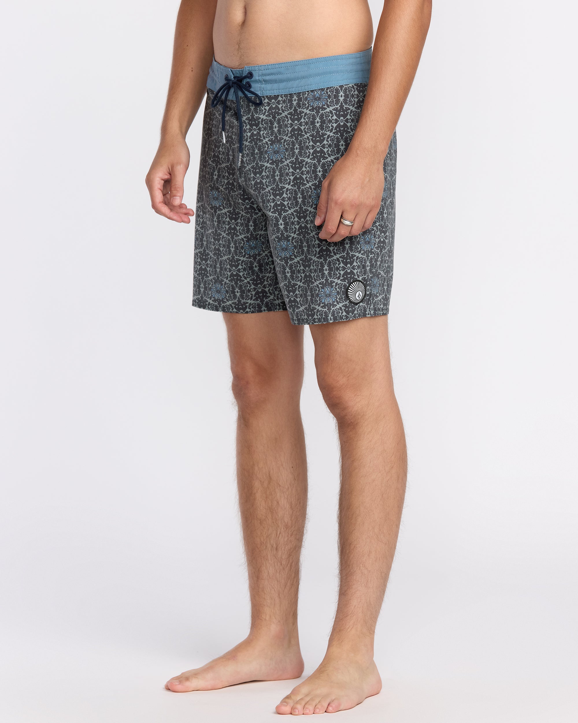 Men's Psych Cotton Stretch Stoney 17" Swim Trunks