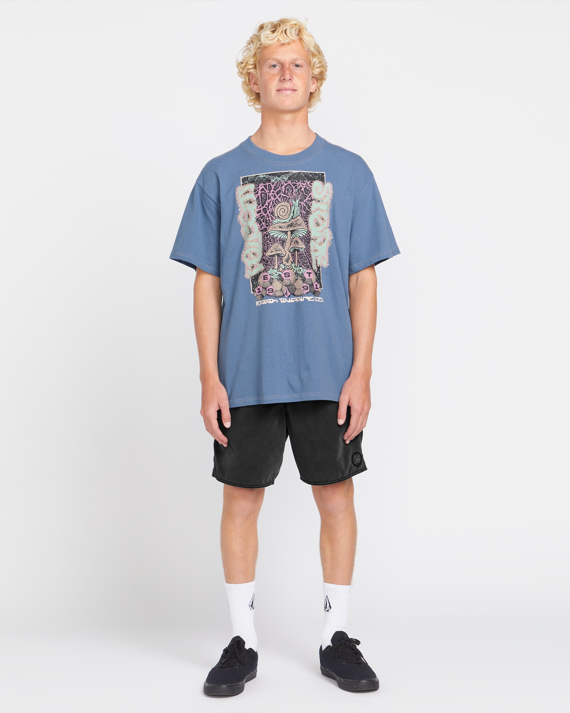 Men's Center Elastic Waist Trunks