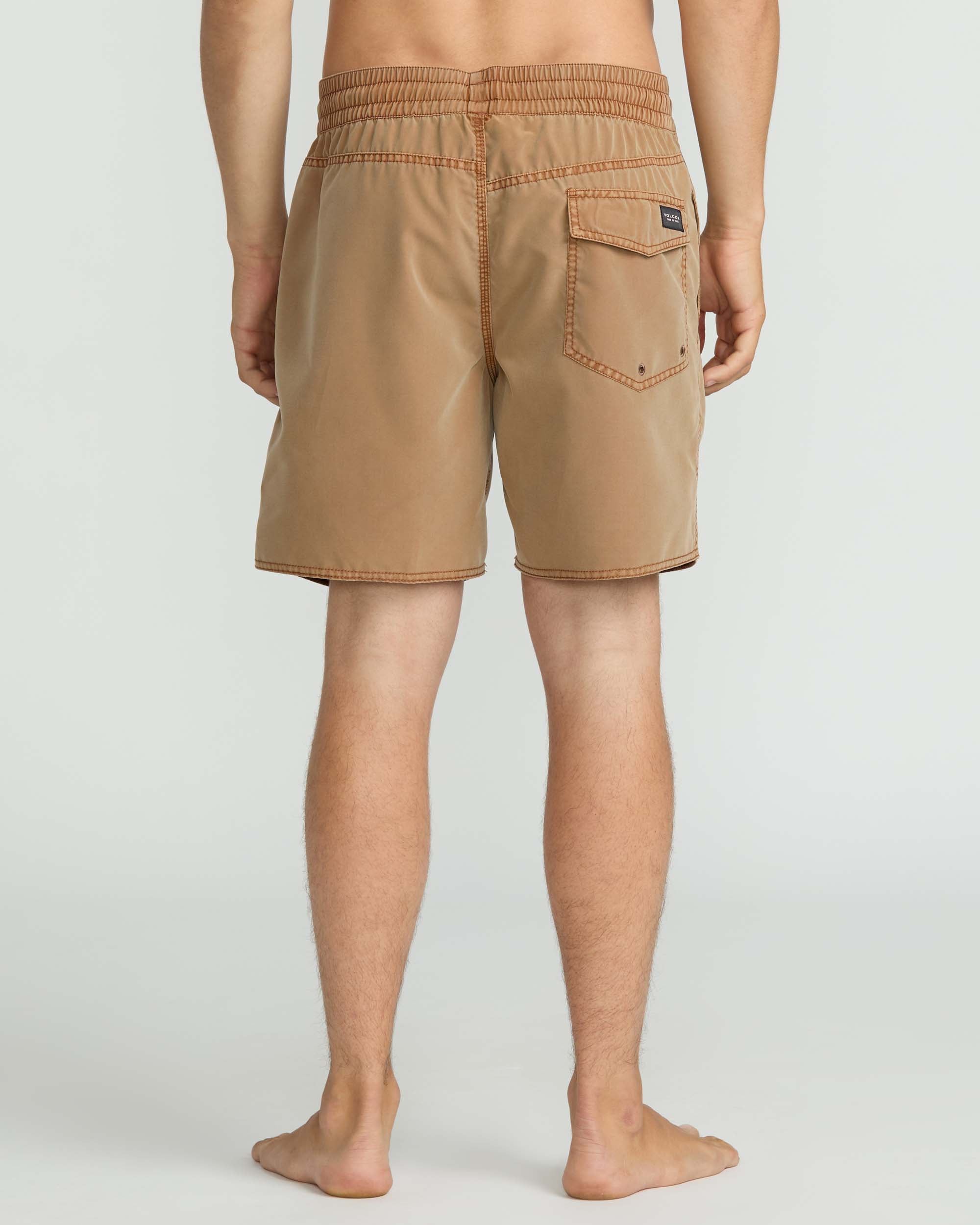 Men's Center Elastic Waist Trunks