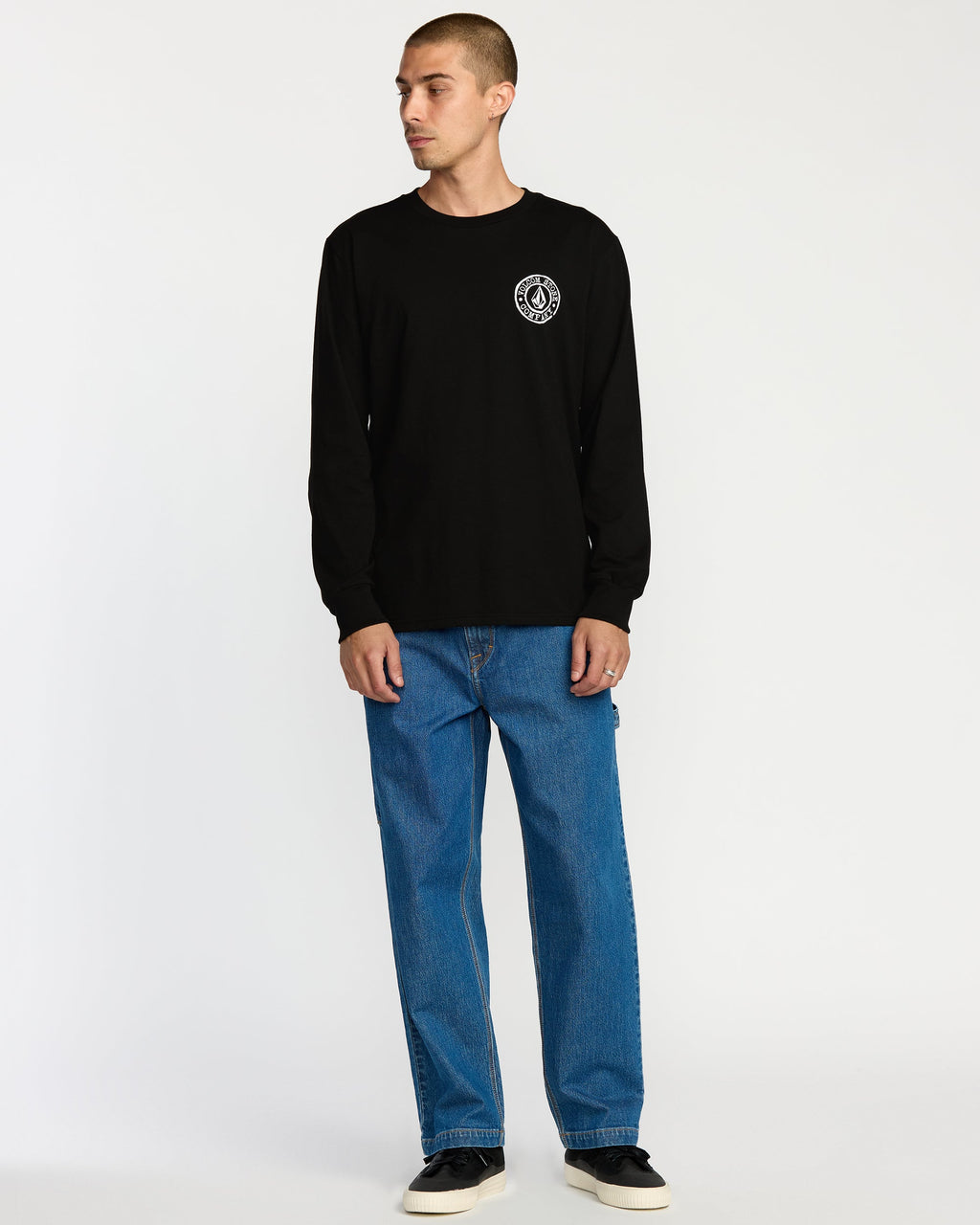 Men's Logo Stamp Long Sleeve Tee