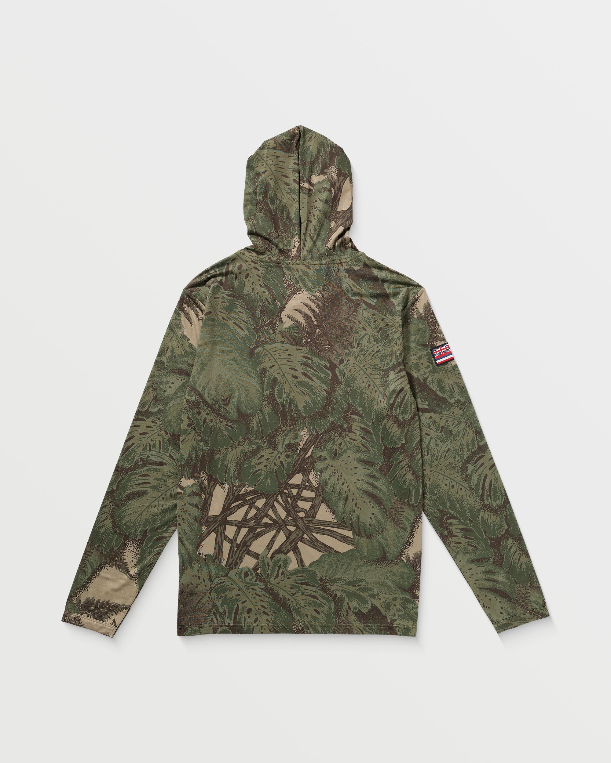 Men's Loose Hood Long Sleeve Surf Tee