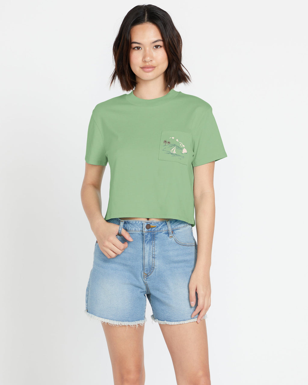 Women's Volcom Island Pocket Tee